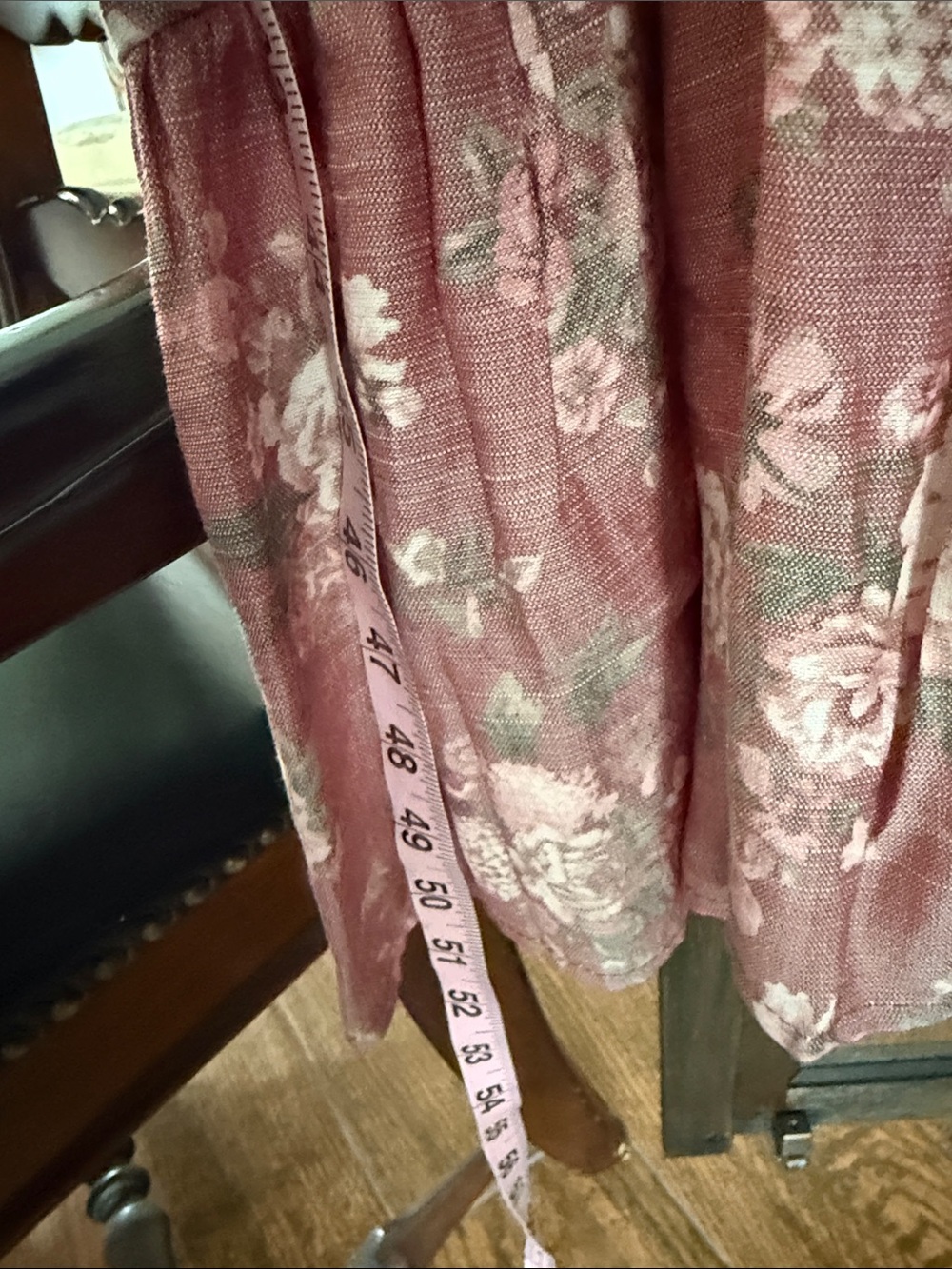 Altar’s State Size M Pink Floral Tie-Strap - Picture 3 of 6